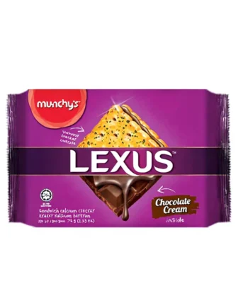 Munchy's LEXUS Sandwich Biscuit - Chocolate (76g)