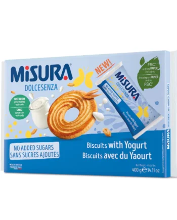 Misura Dolcesenza (No Added Sugar) Biscuits with Yogurt (400g) Halal Certified