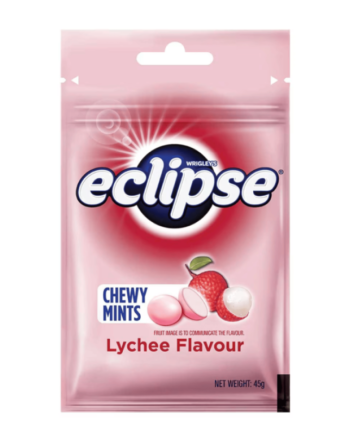 Eclipse Chewy Mints Lychee Bag 45g Chewy Candy / Fruity / Snacks